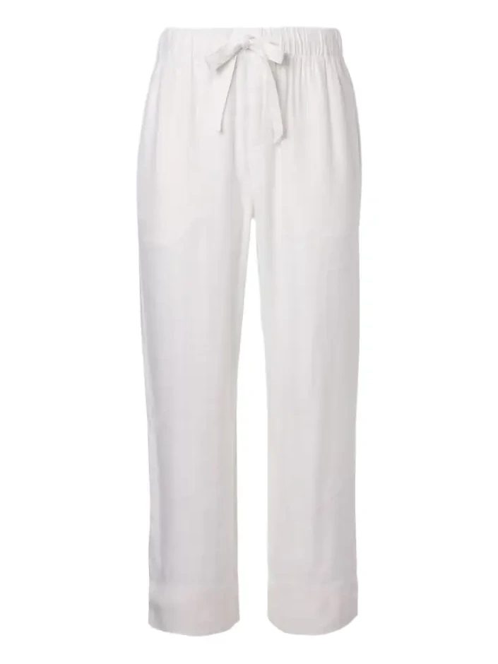 Luan linen-blend straight pants Luan linen-blend straight pants