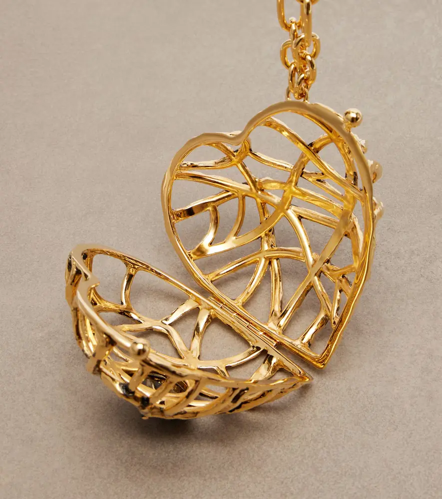 Saint Laurent Heart embellished clutch | Thumbnail 3 Saint Laurent Heart embellished clutch | Thumbnail 3