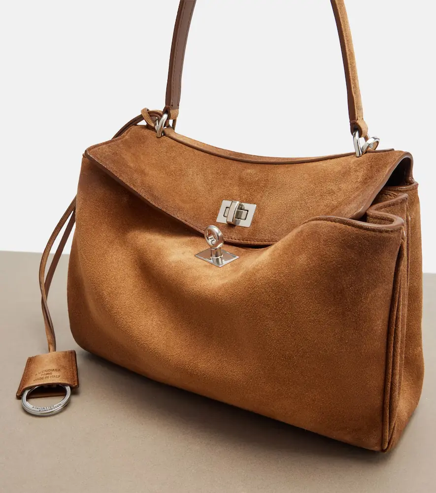 Balenciaga Rodeo Small suede top-handle bag | Thumbnail 2