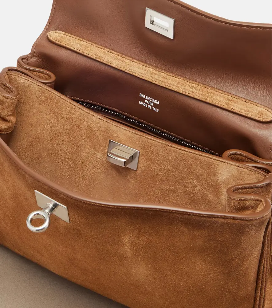 Balenciaga Rodeo Small suede top-handle bag | Thumbnail 4