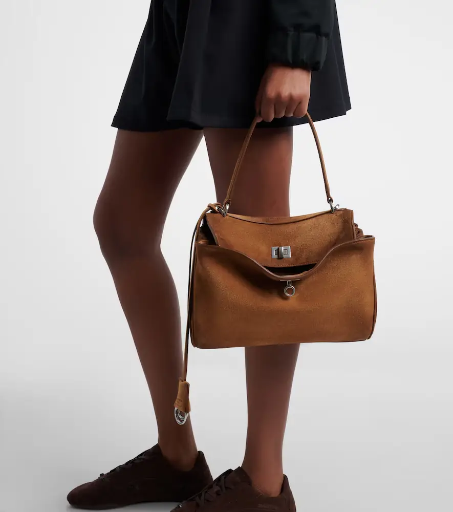 Balenciaga Rodeo Small suede top-handle bag | Thumbnail 5