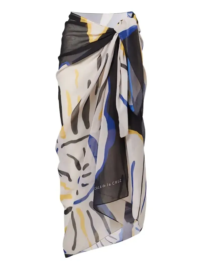 Luana printed beach cover-up Luana printed beach cover-up