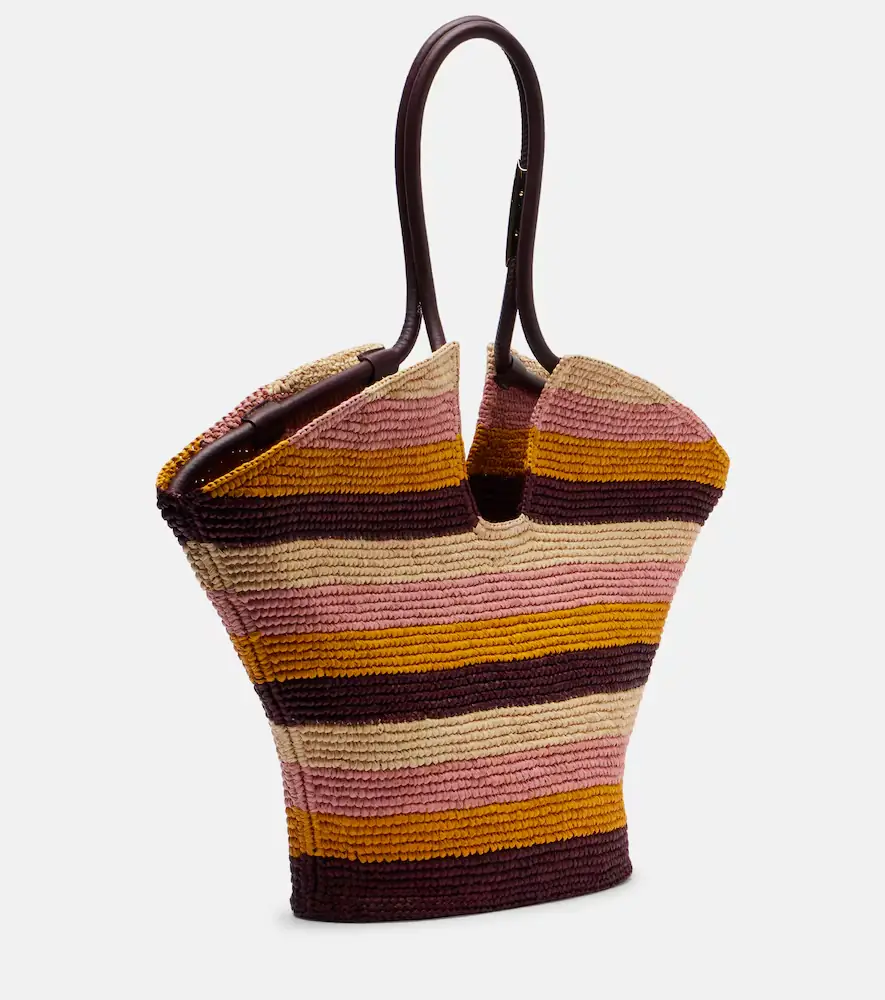 Zimmermann Goldentime Large raffia tote bag | Thumbnail 4
