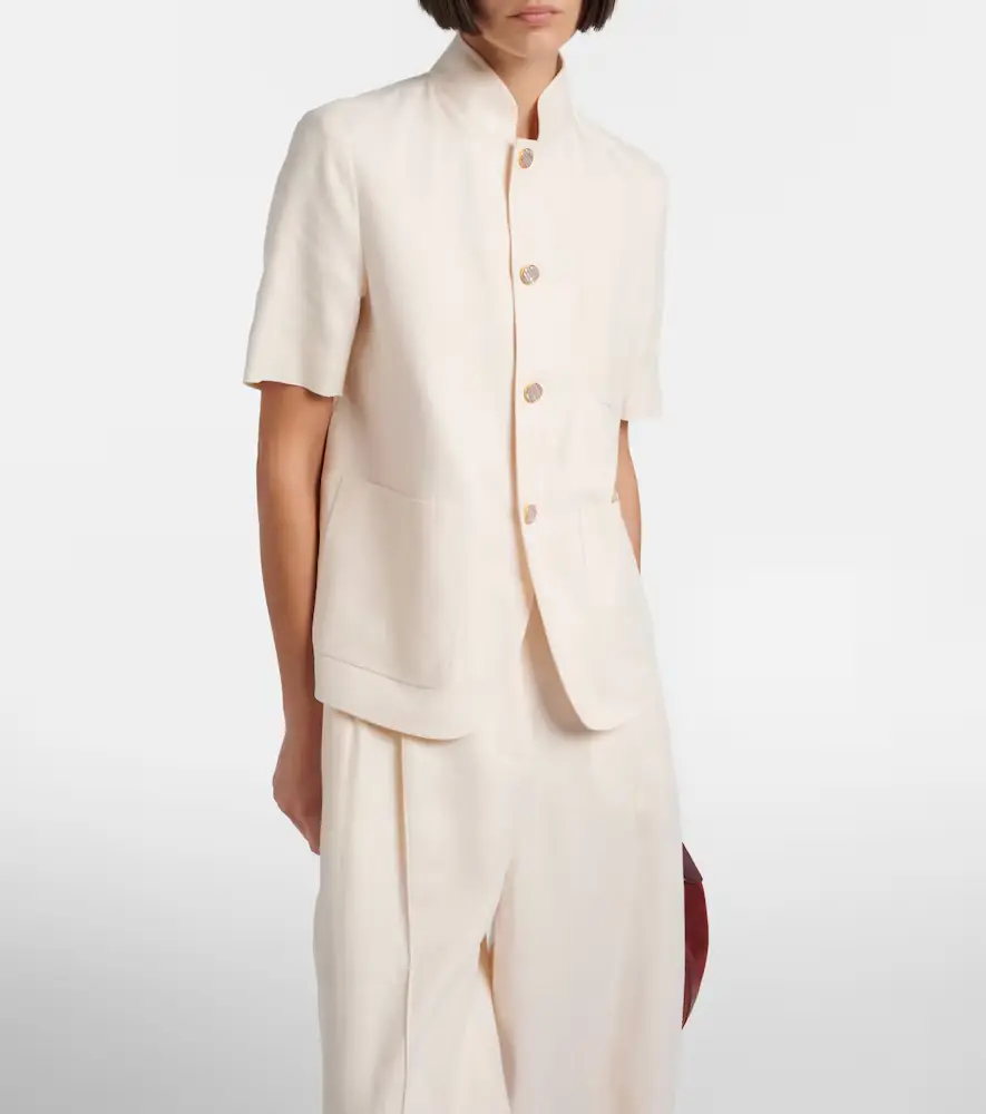 Loro Piana Linen and wool shirt | Thumbnail 4 Loro Piana Linen and wool shirt | Thumbnail 4