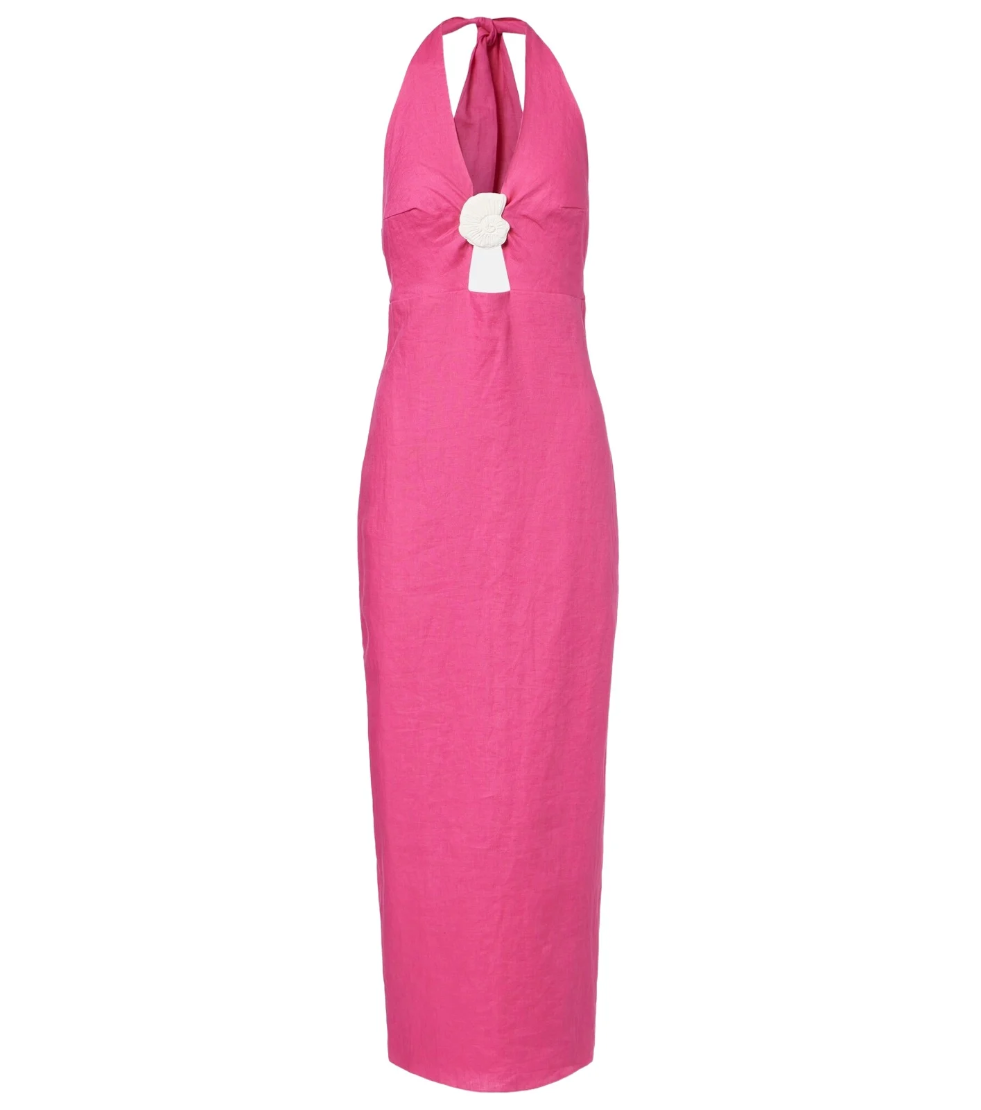 Orly cutout linen midi dress