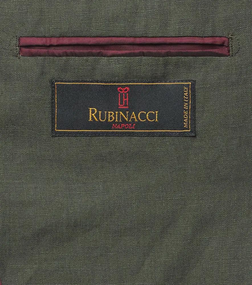 Rubinacci Single-breasted linen blazer | Thumbnail 2