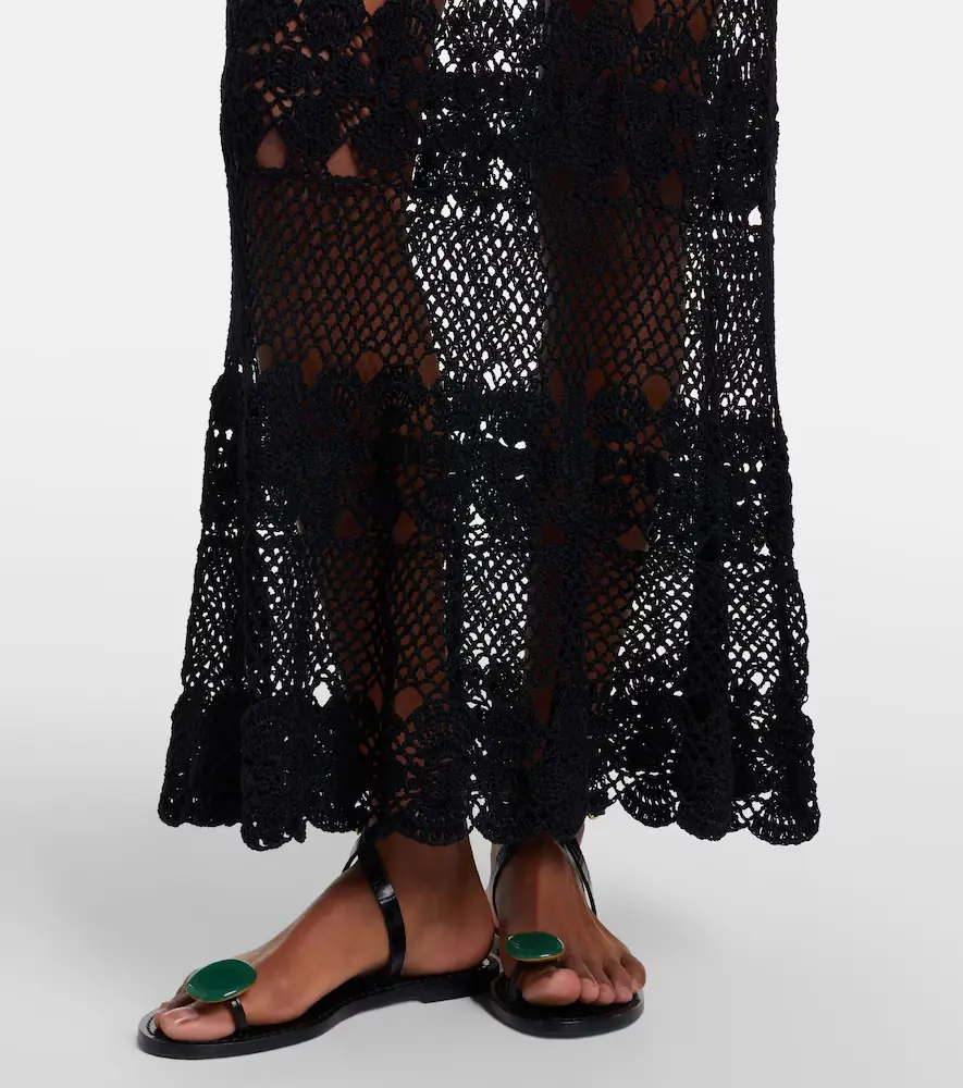 Anna Kosturova Marianne crochet cotton maxi dress | Thumbnail 2