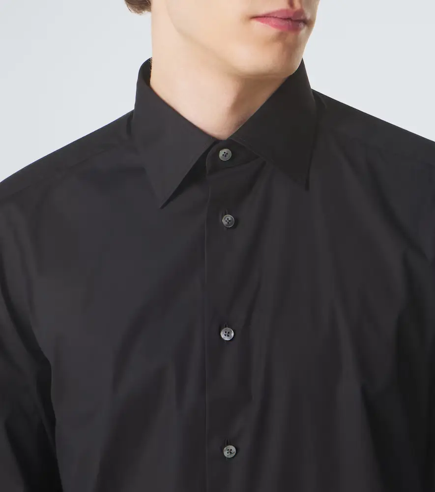 Zegna Cotton-blend poplin shirt | Thumbnail 2 Zegna Cotton-blend poplin shirt | Thumbnail 2