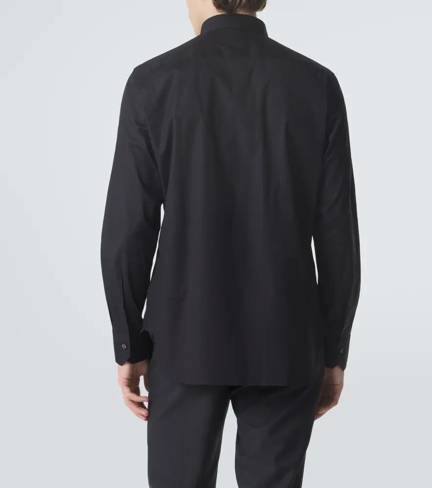 Zegna Cotton-blend poplin shirt | Thumbnail 4 Zegna Cotton-blend poplin shirt | Thumbnail 4