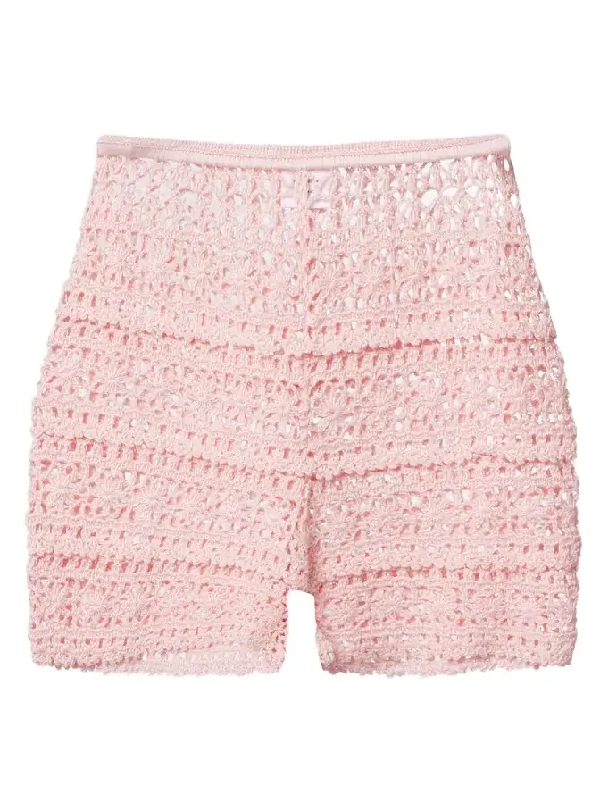 Deauville crochet cotton shorts Deauville crochet cotton shorts