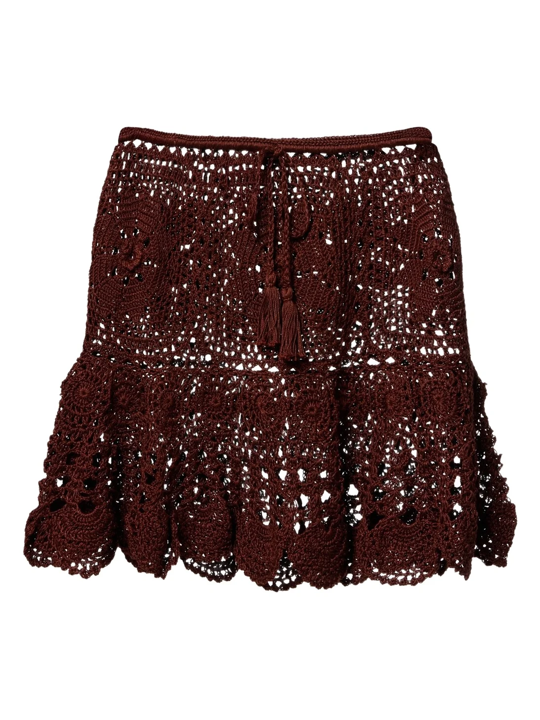 Crochet cotton miniskirt Crochet cotton miniskirt