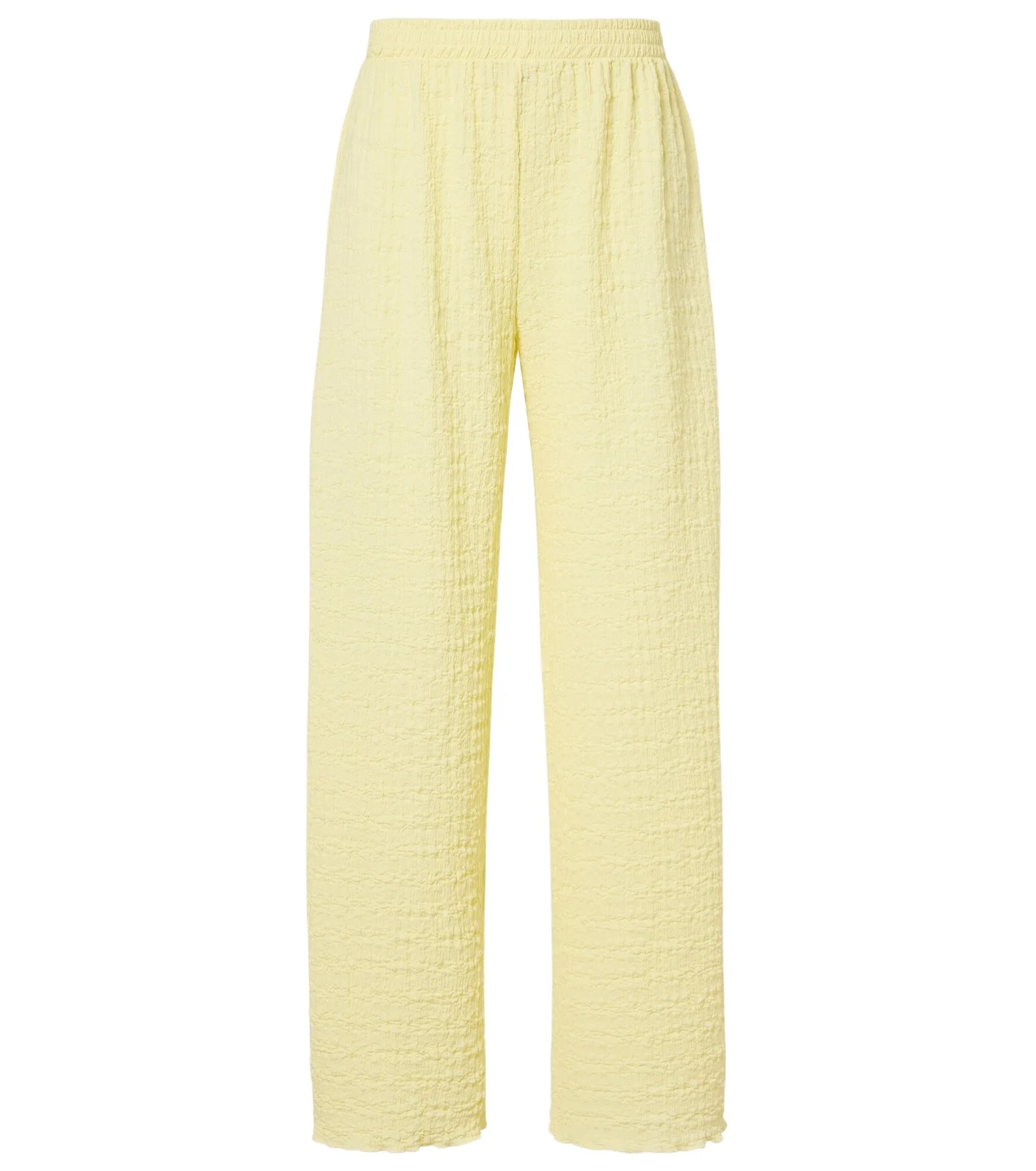 Mika seersucker wide-leg pants