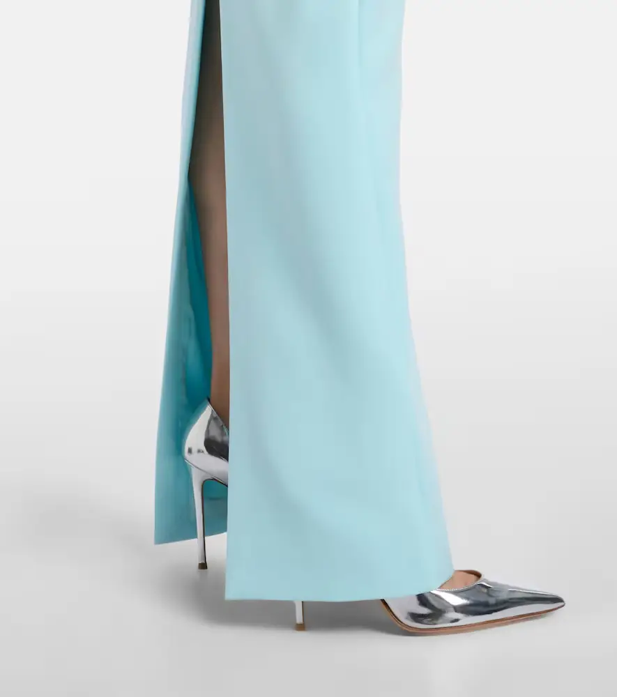 Roland Mouret Floral-appliqué crêpe gown | Thumbnail 5