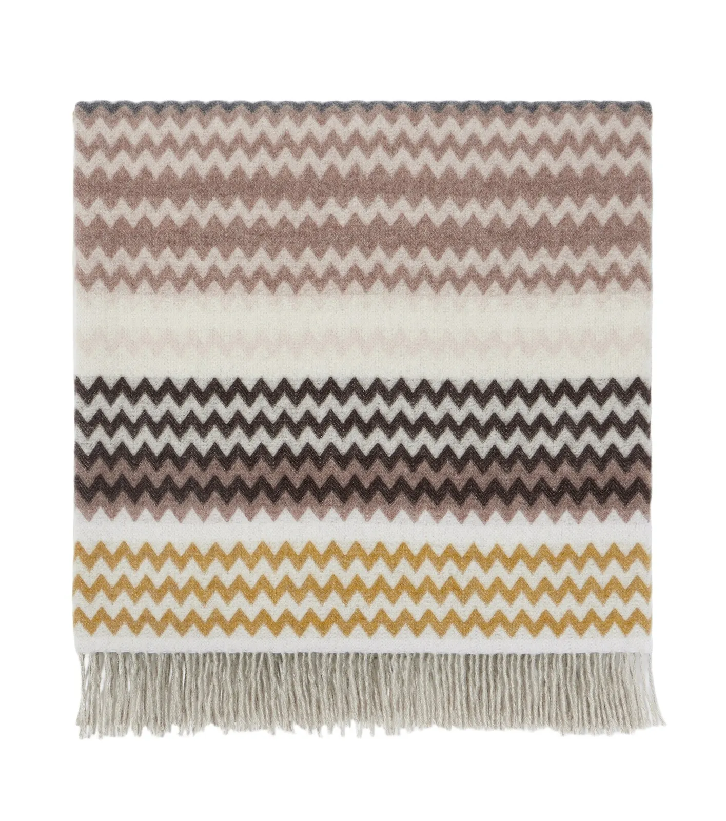 Missoni Humbert Zigzag wool-blend throw