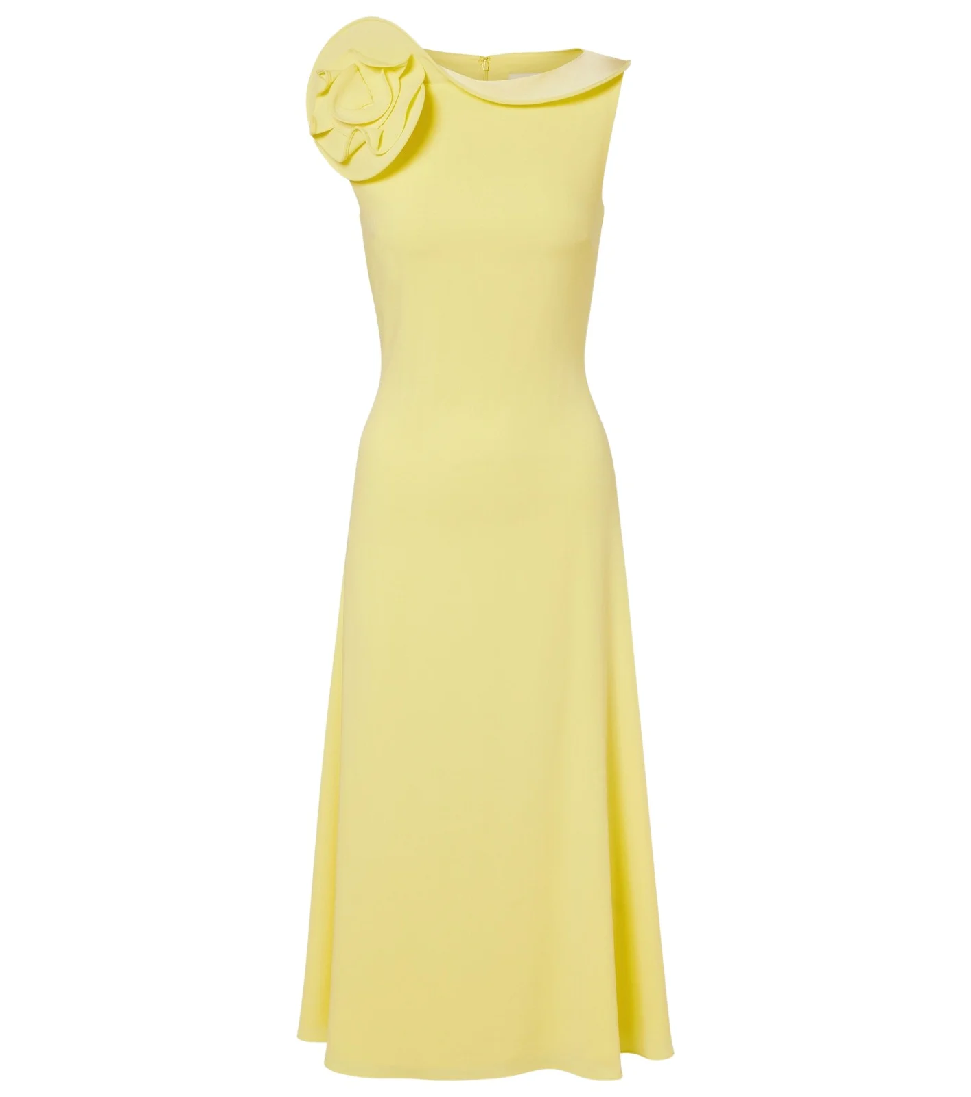 Floral-appliqué cocktail dress Floral-appliqué cocktail dress