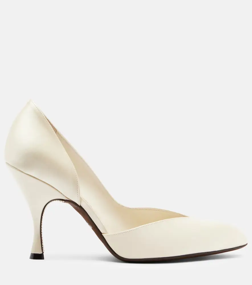 Herbert Levine Not Half Bad embellished satin pumps | Thumbnail 4