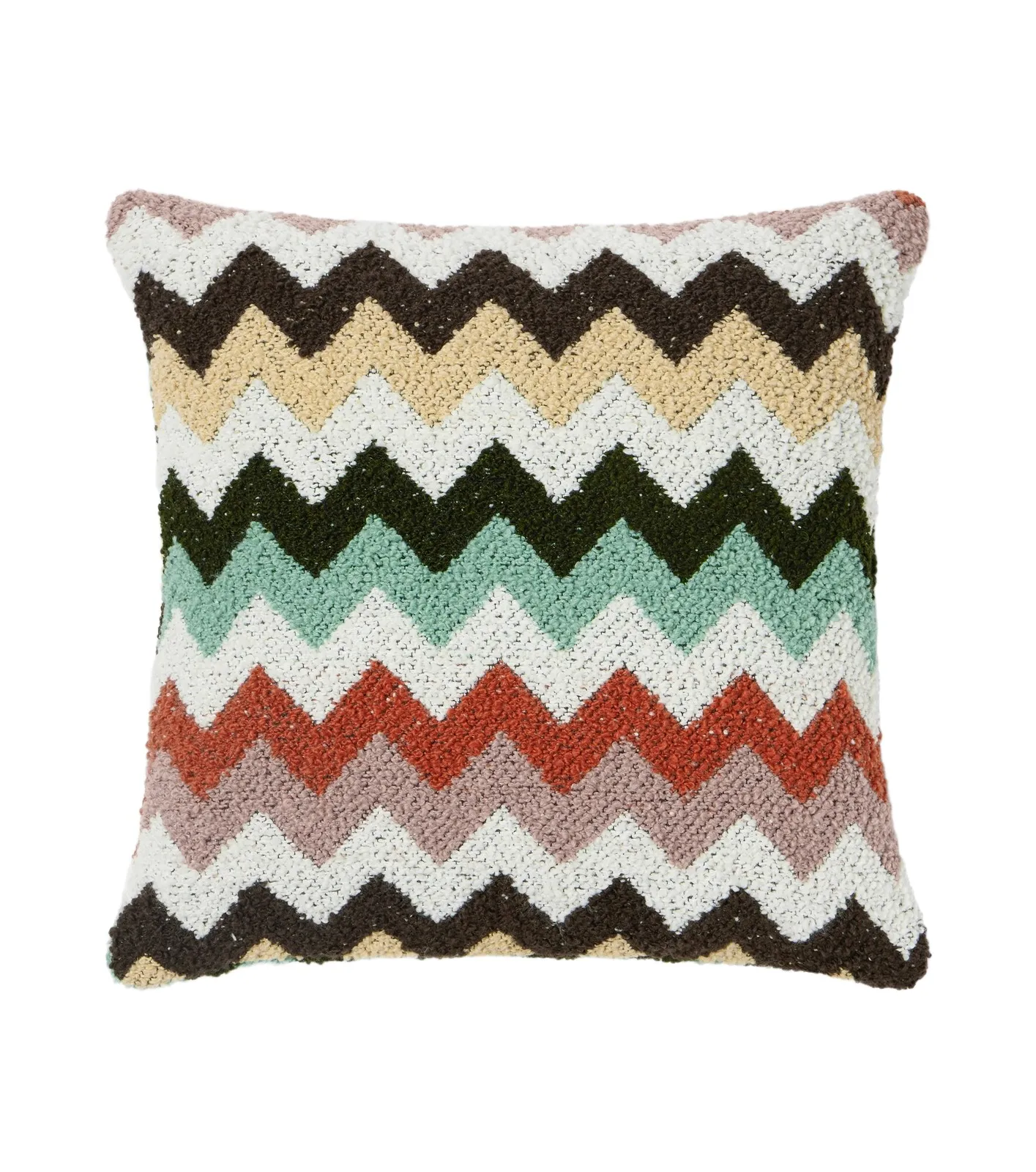 Missoni Riccio Zigzag cotton bouclé cushion
