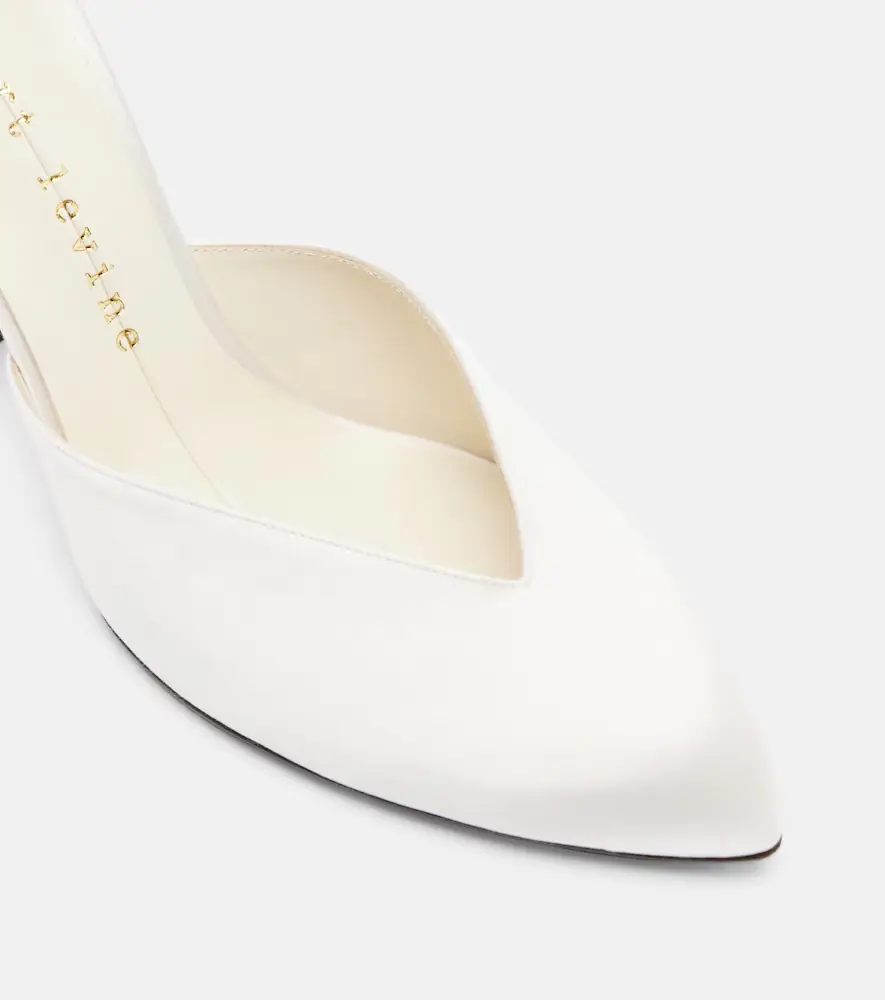 Herbert Levine Sitting Pretty satin mules | Thumbnail 2