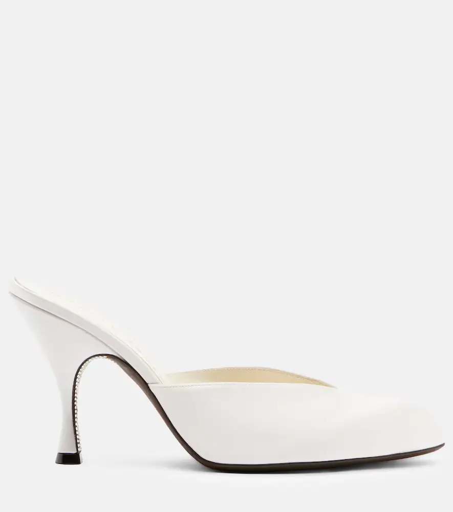 Herbert Levine Sitting Pretty satin mules | Thumbnail 3