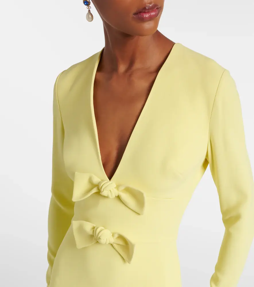 Elie Saab Bow-detail cady gown | Thumbnail 3 Elie Saab Bow-detail cady gown | Thumbnail 3
