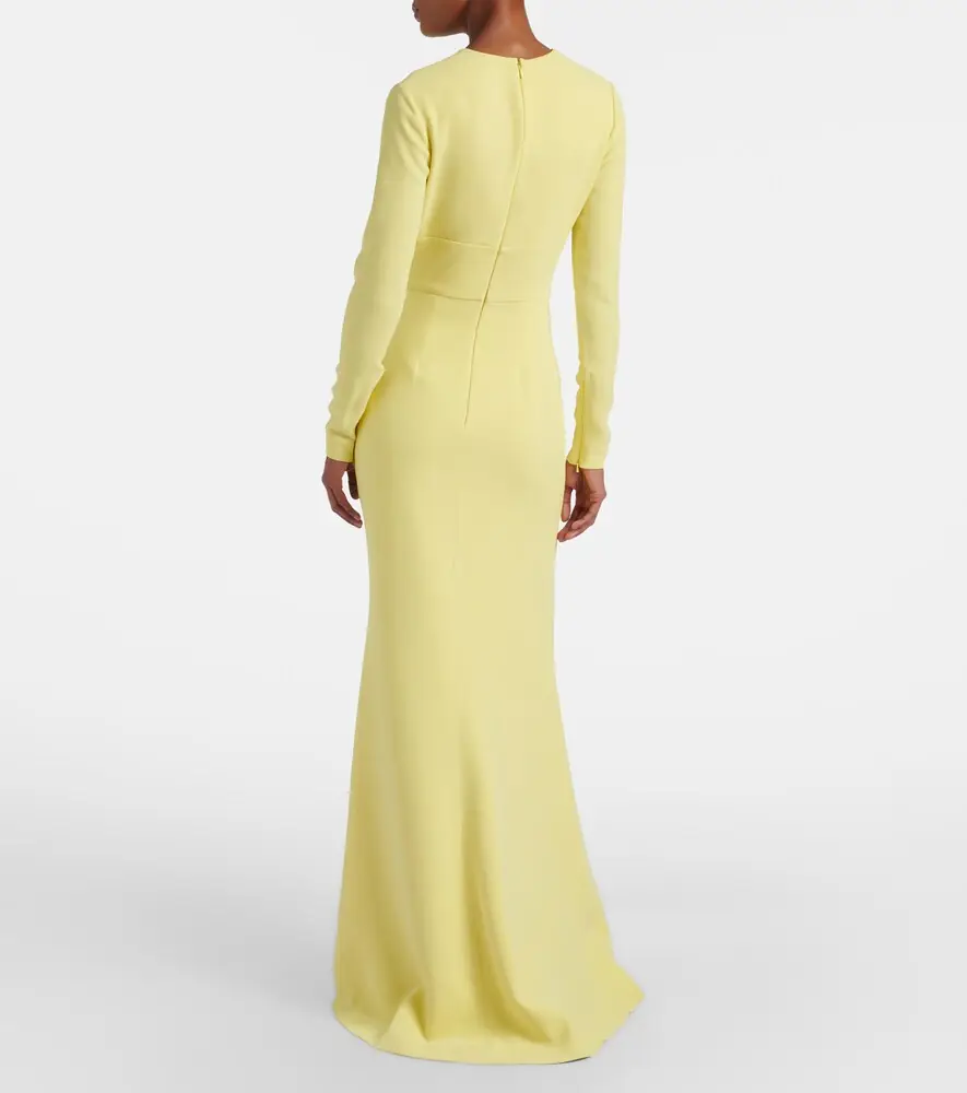 Elie Saab Bow-detail cady gown | Thumbnail 4 Elie Saab Bow-detail cady gown | Thumbnail 4