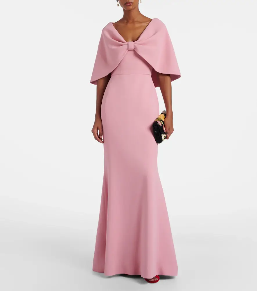 Elie Saab Caped cady gown | Thumbnail 2