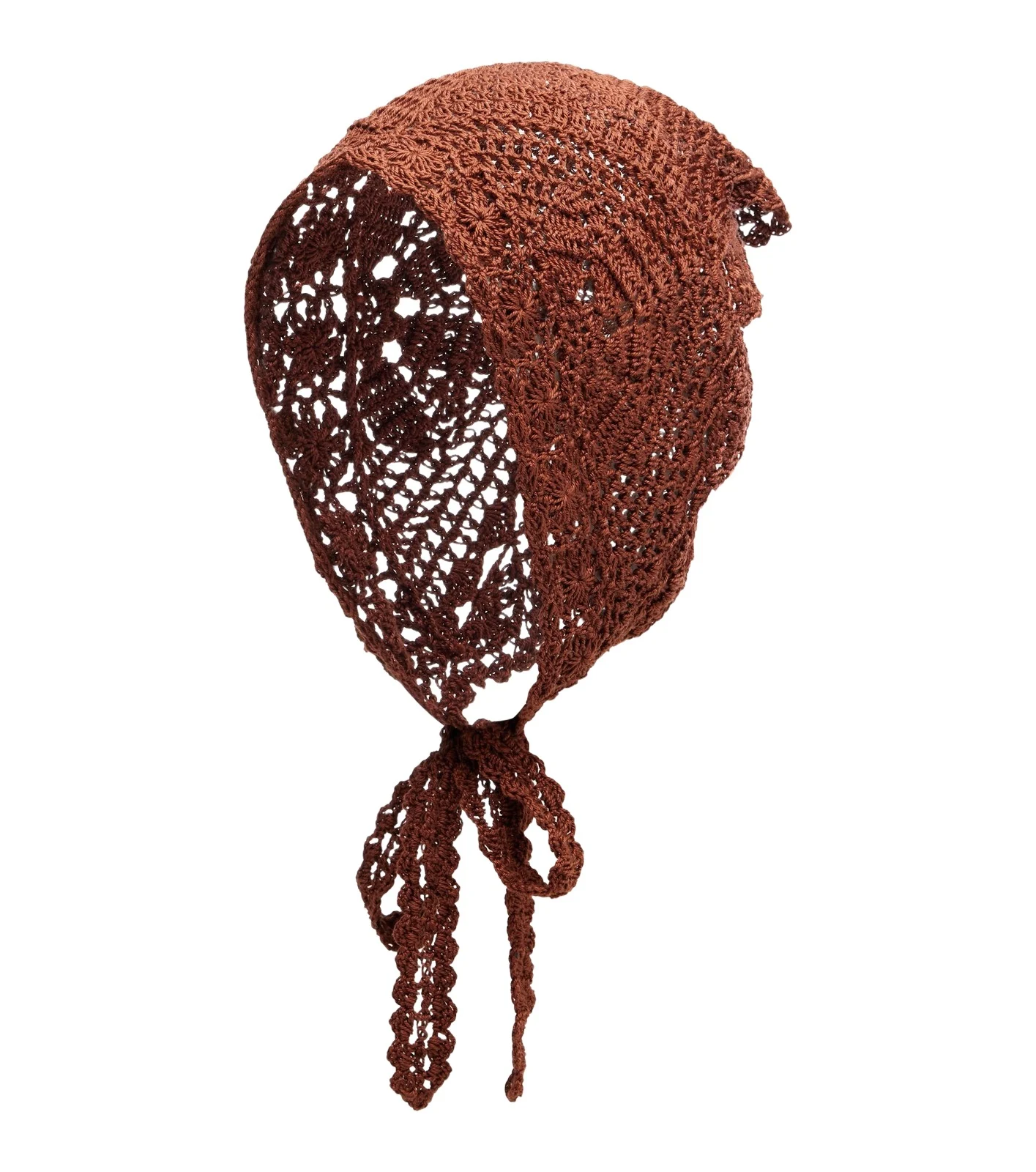 Crochet cotton scarf
