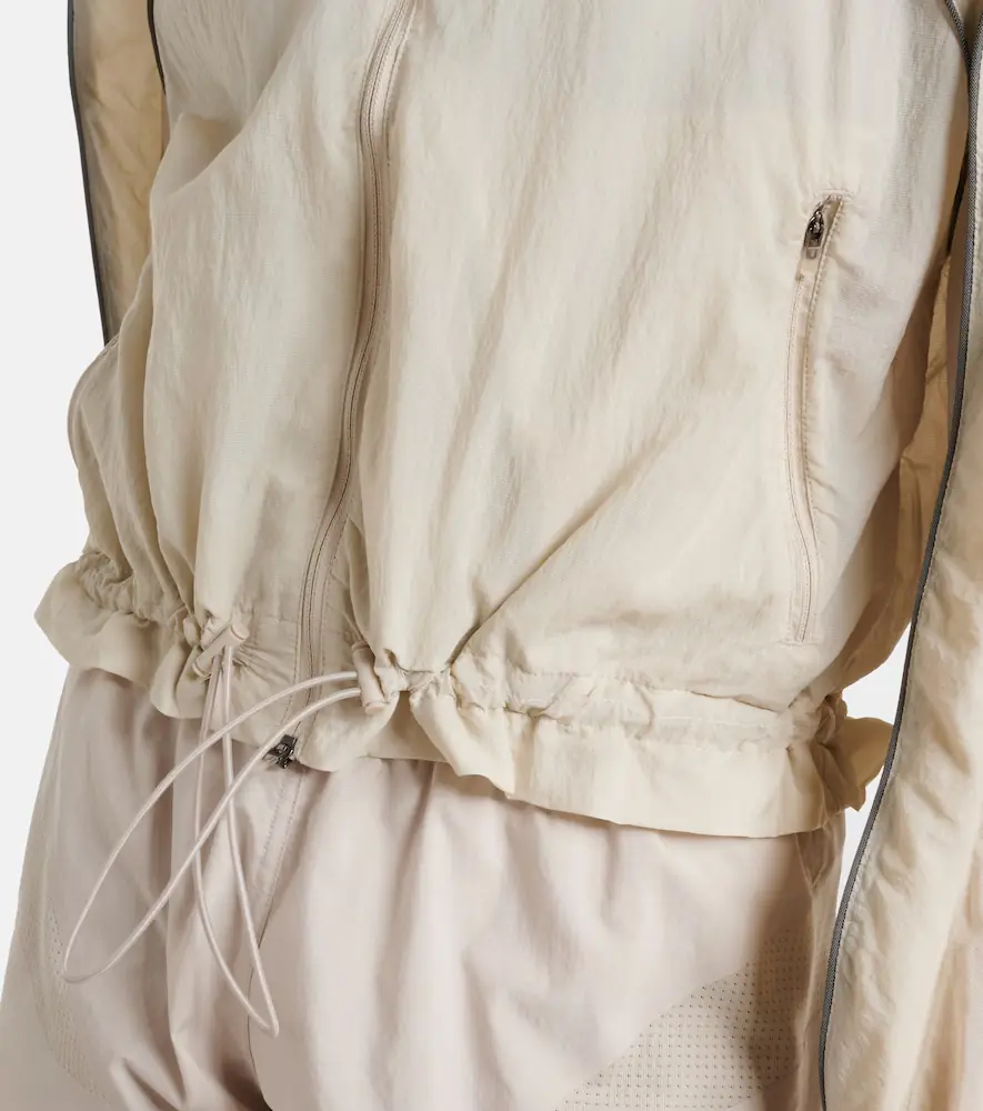adidas by Stella McCartney Gathered hooded track jacket | Thumbnail 2 adidas by Stella McCartney Gathered hooded track jacket | Thumbnail 2