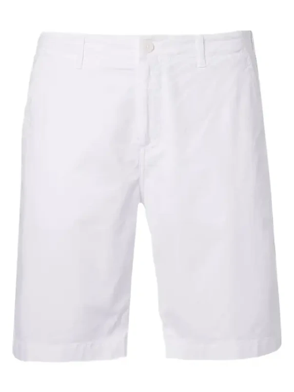 Cotton-blend satin Bermuda shorts Cotton-blend satin Bermuda shorts