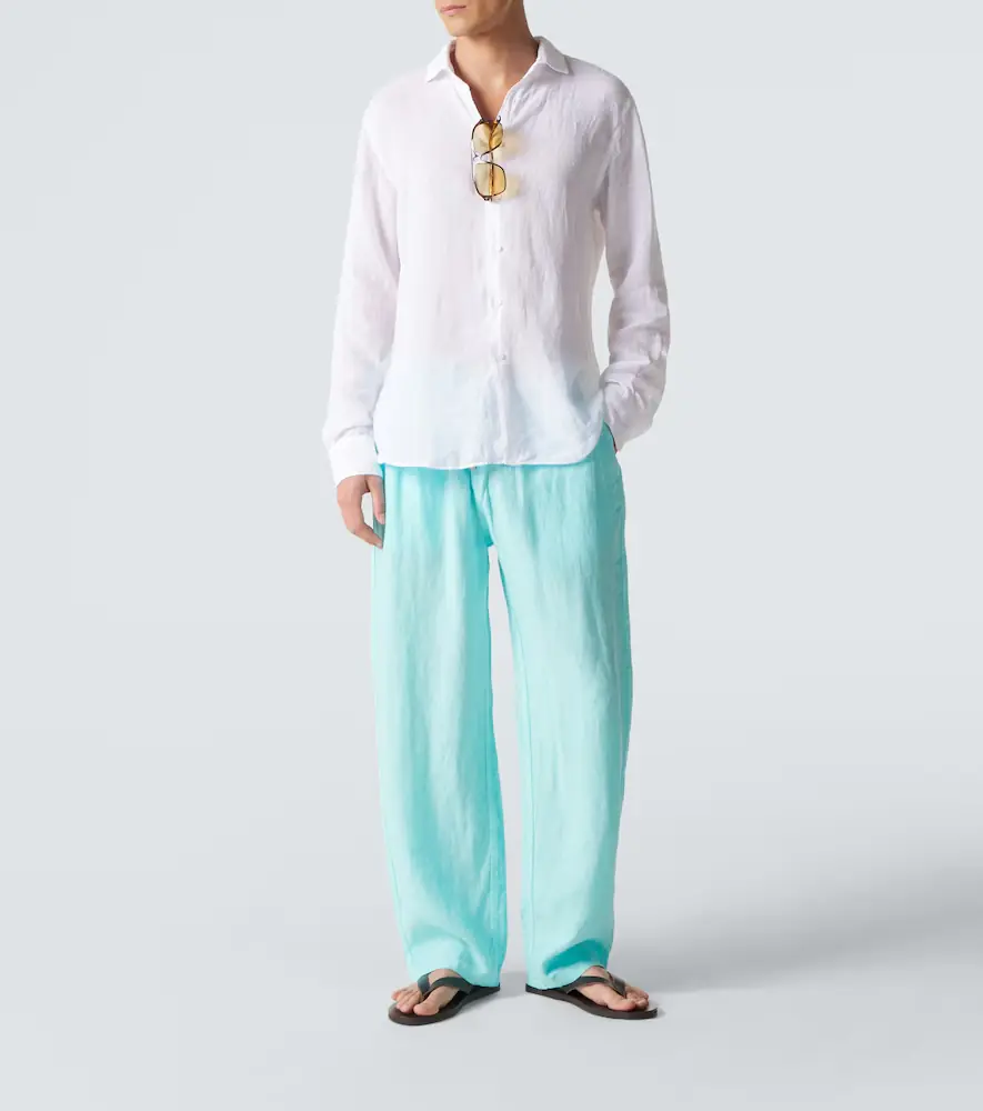Vilebrequin Linen wide-leg pants | Thumbnail 2 Vilebrequin Linen wide-leg pants | Thumbnail 2