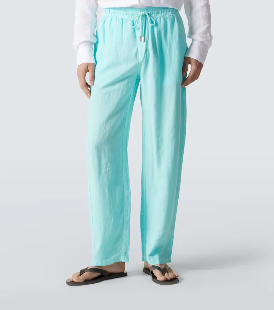 Vilebrequin Linen wide-leg pants | Thumbnail 3 Vilebrequin Linen wide-leg pants | Thumbnail 3