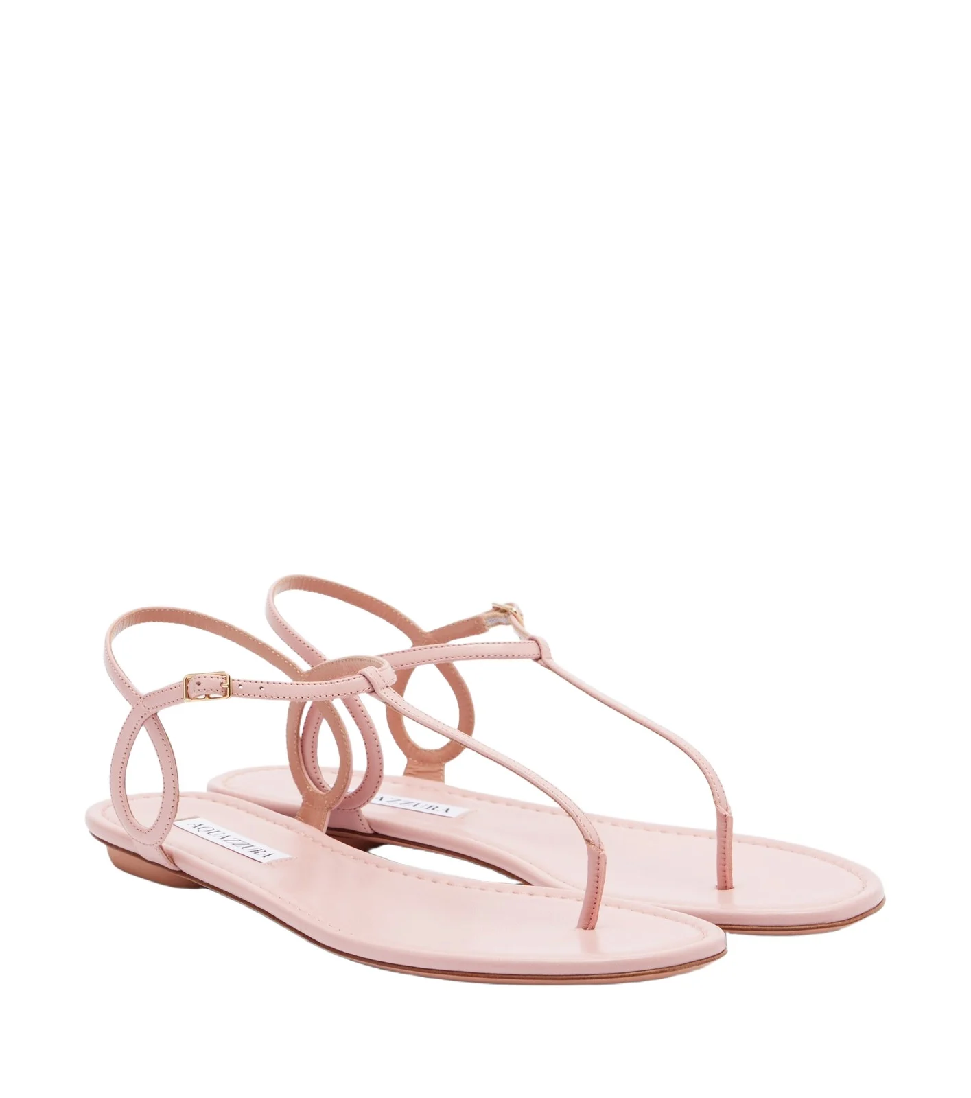 Almost Bare leather thong sandals