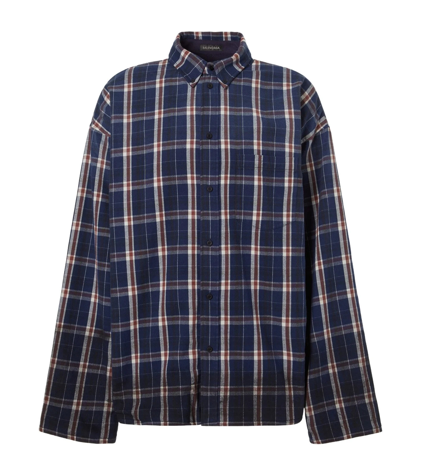 Reversible flannel and fleece shirt Reversible flannel and fleece shirt