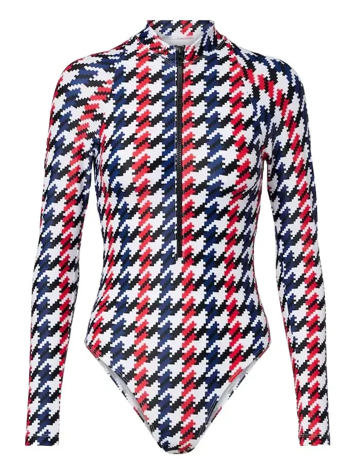Houndstooth swimsuit Houndstooth swimsuit