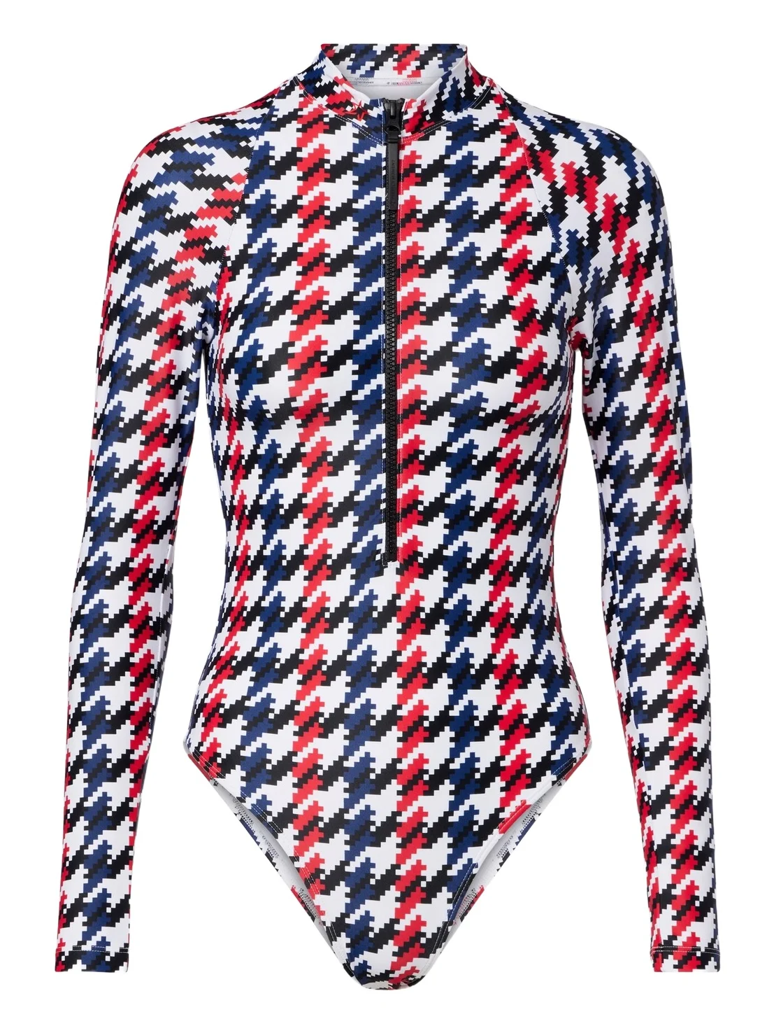 Perfect Moment Houndstooth swimsuit