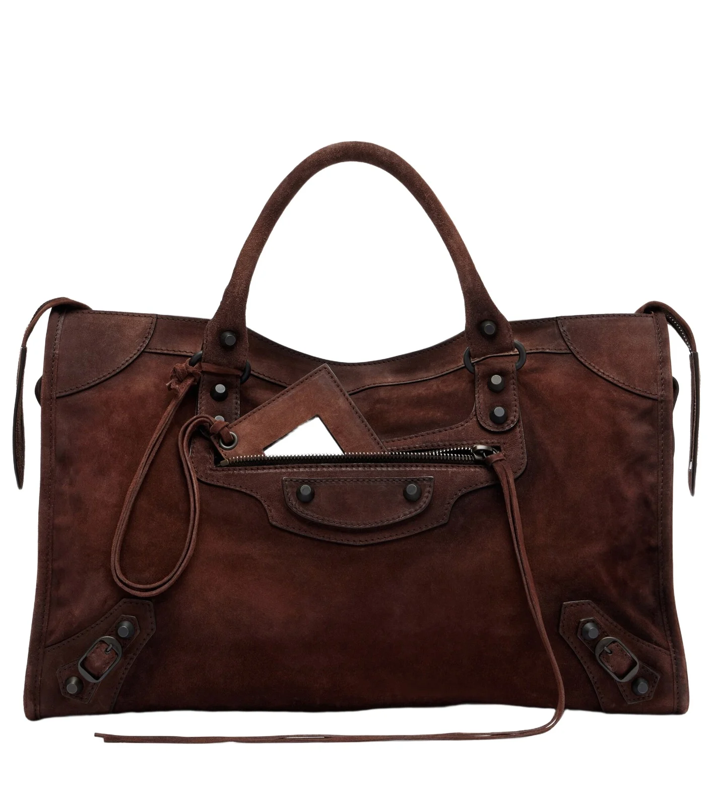 Le City Medium suede top-handle bag Le City Medium suede top-handle bag
