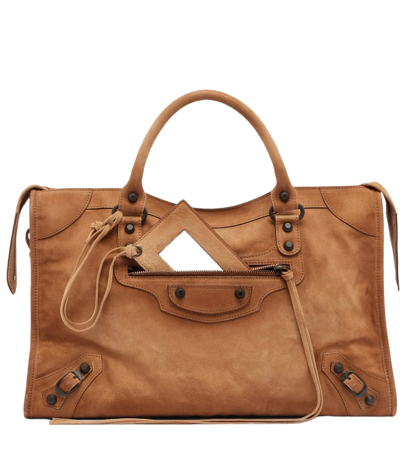 Le City Medium suede top-handle bag Le City Medium suede top-handle bag