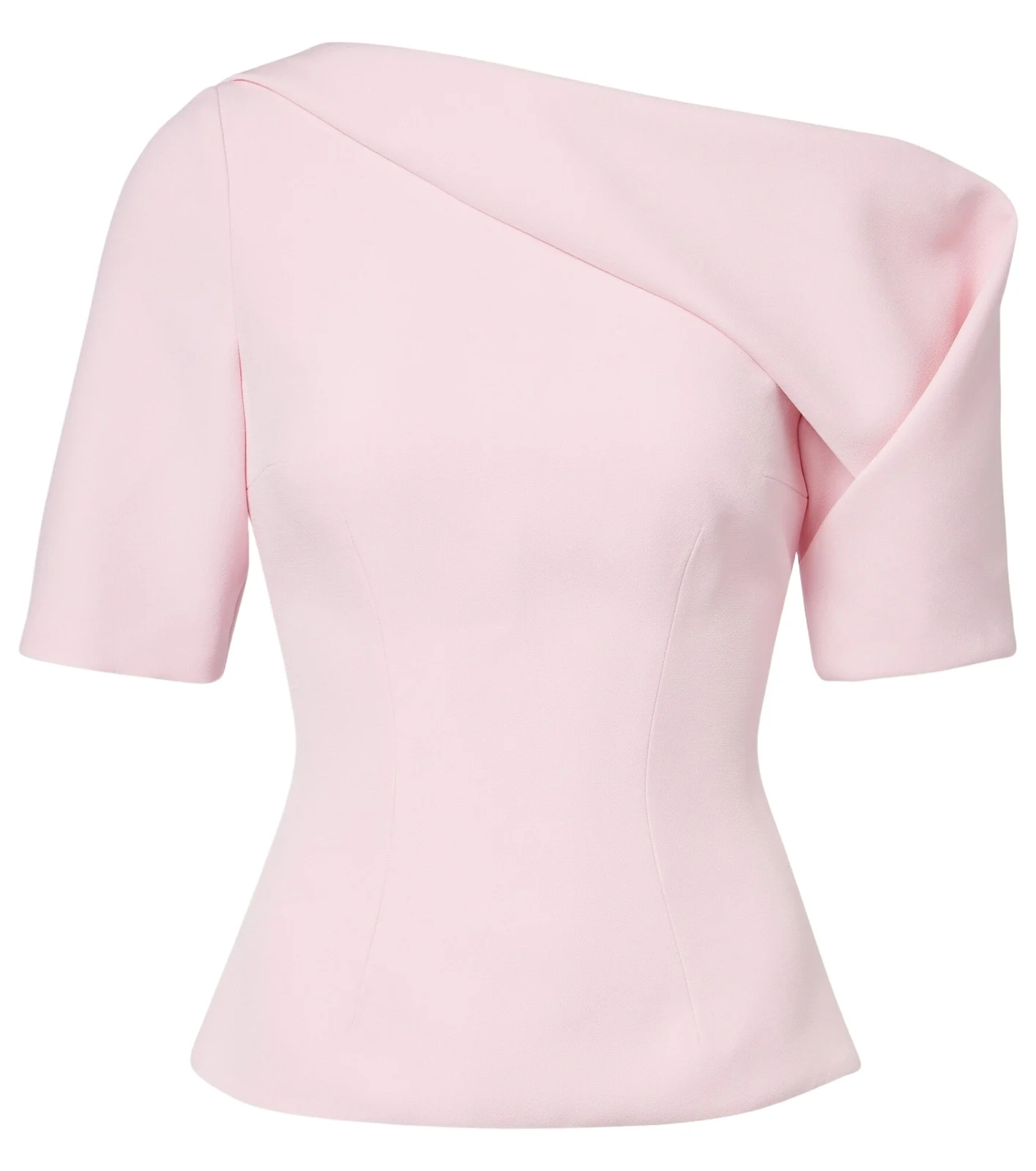 Marley draped crêpe top Marley draped crêpe top