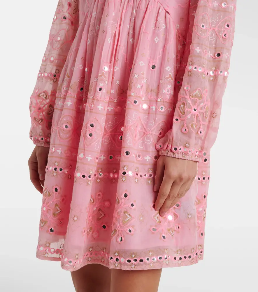 JULIET DUNN Embellished cotton minidress | Thumbnail 2