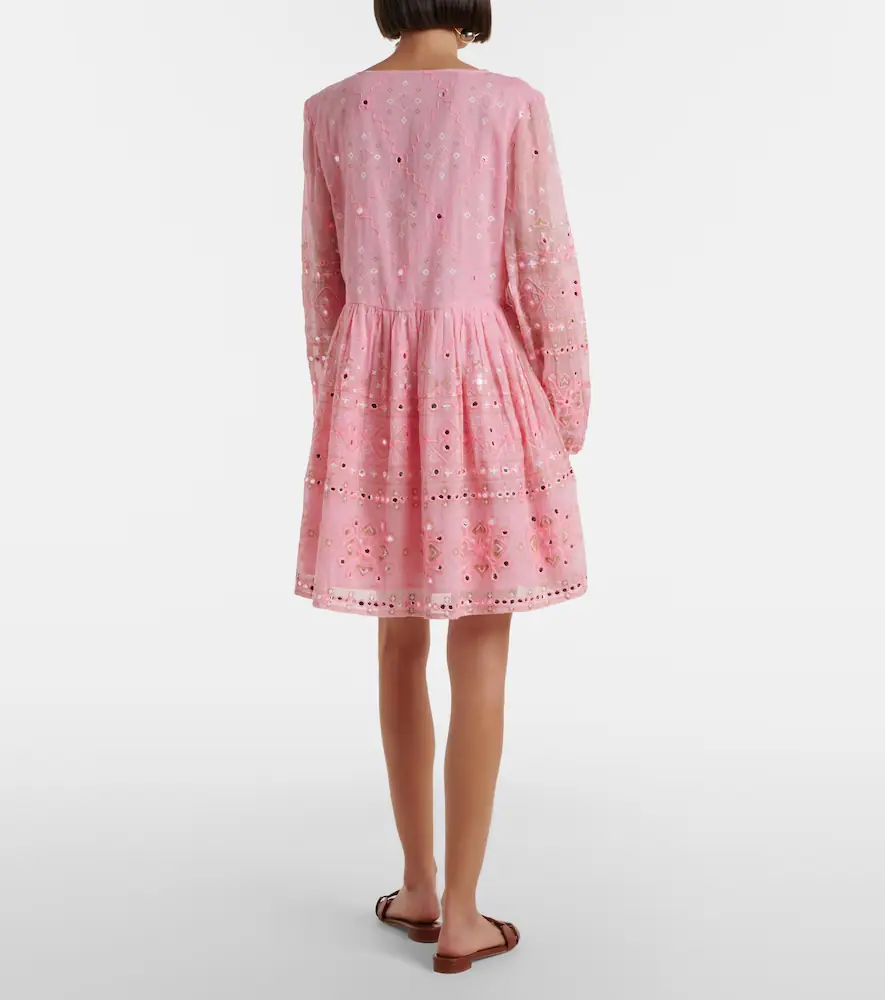 JULIET DUNN Embellished cotton minidress | Thumbnail 5