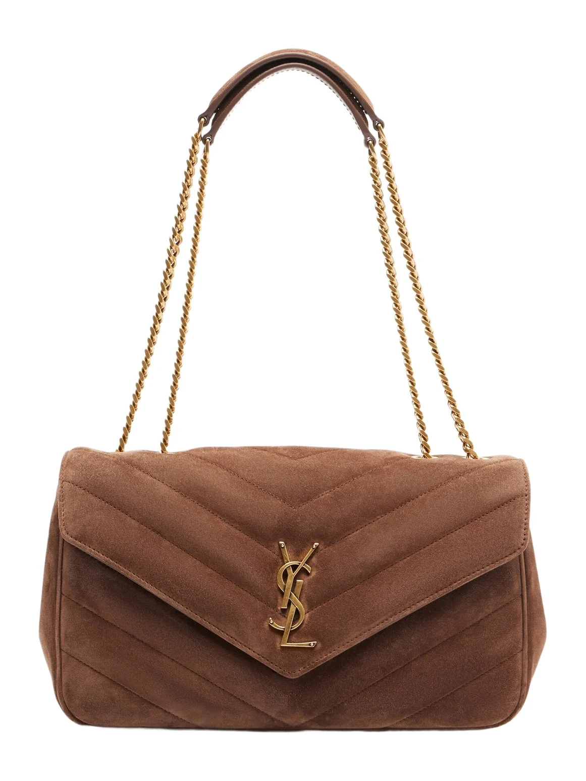 Loulou Medium suede shoulder bag Loulou Medium suede shoulder bag