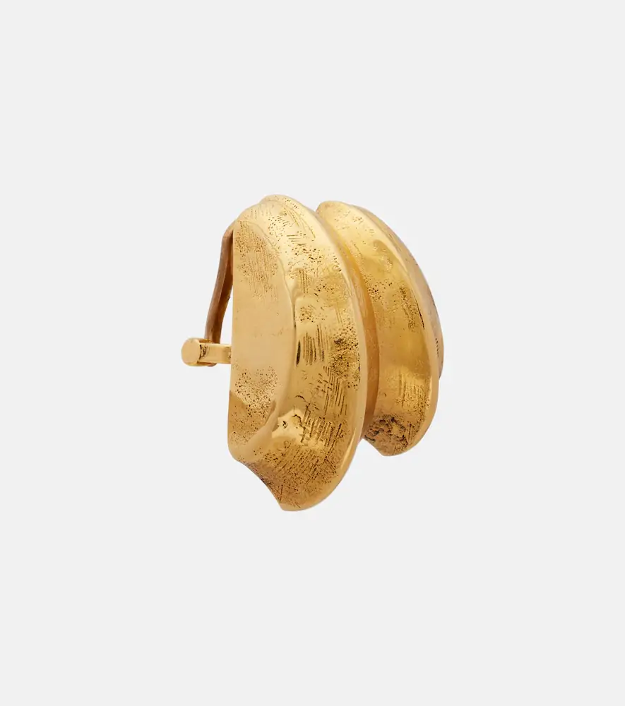 Saint Laurent Double Blade clip-on earrings | Thumbnail 3