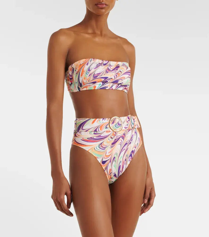 Alexandra Miro Iris belted printed bikini bottoms | Thumbnail 3