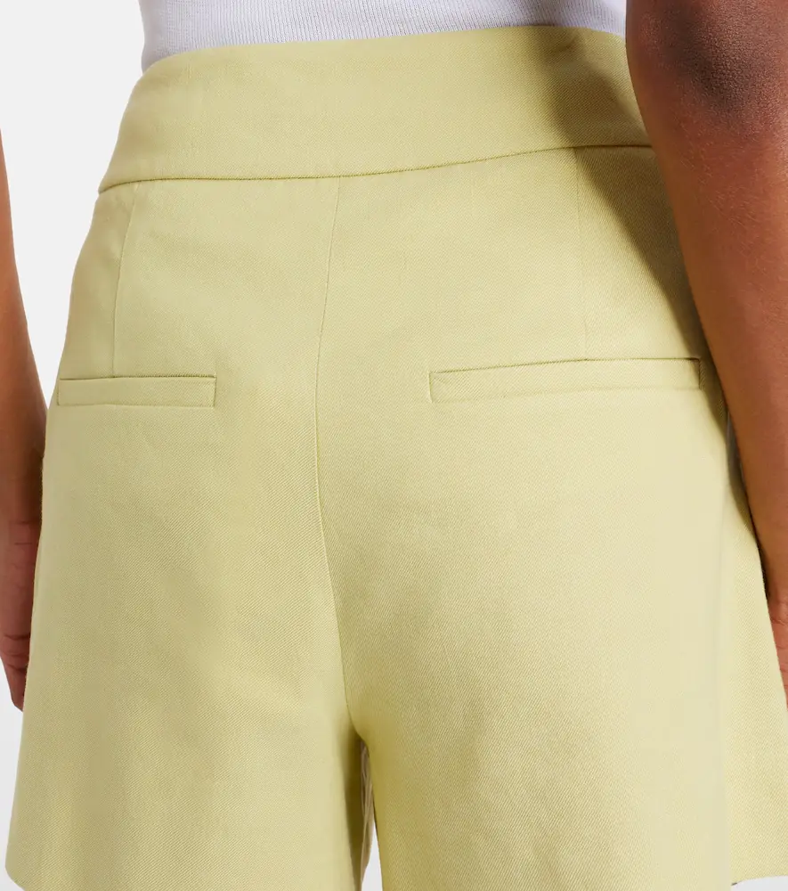 Veronica Beard Haina linen-blend twill shorts | Thumbnail 2