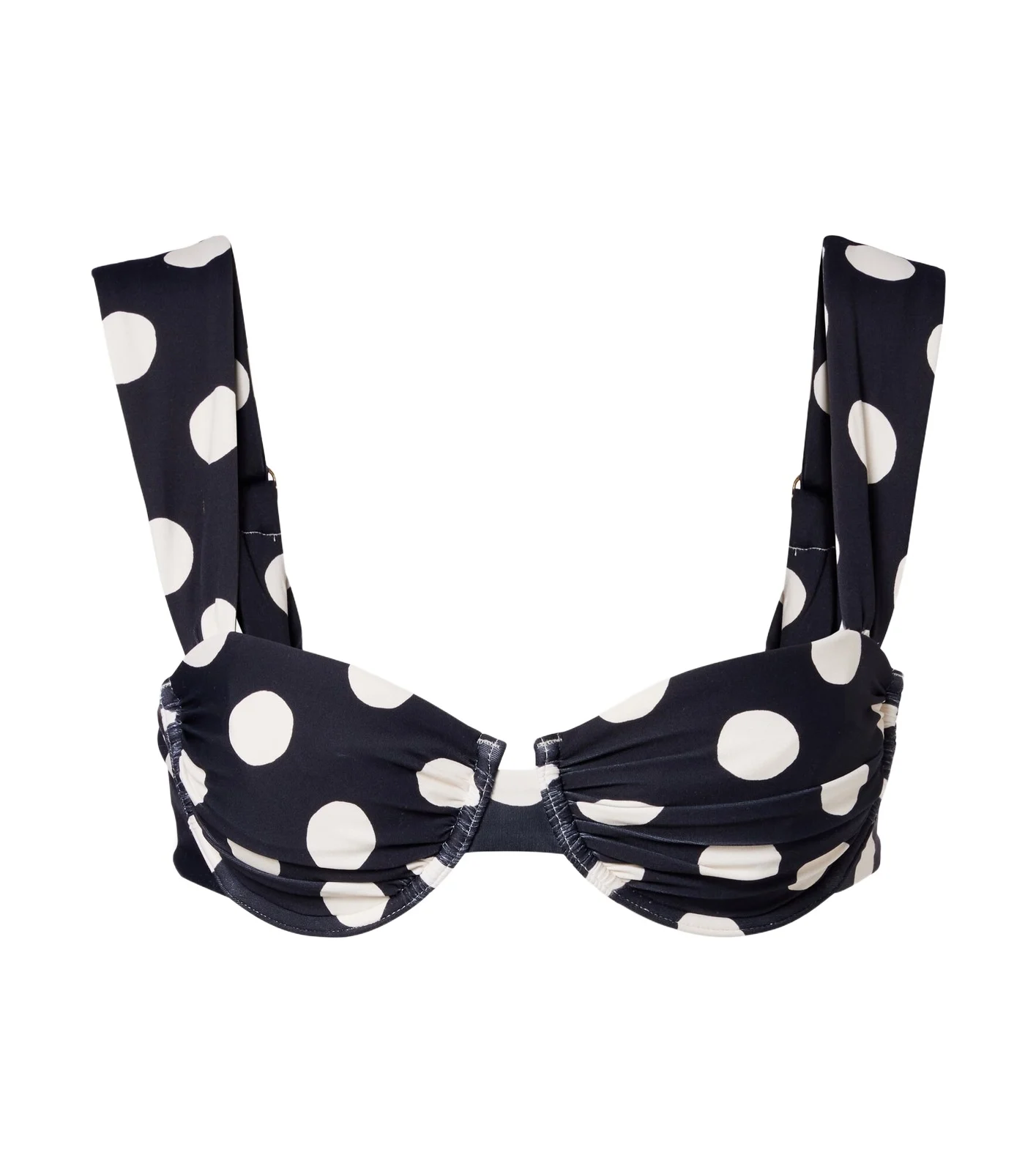 Bella polka-dot bikini top