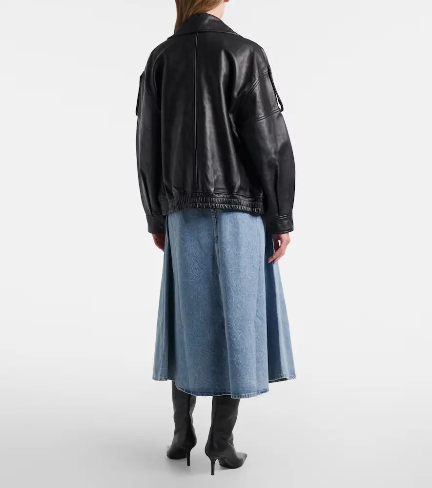 AGOLDE x Maria McManus denim midi skirt | Thumbnail 3