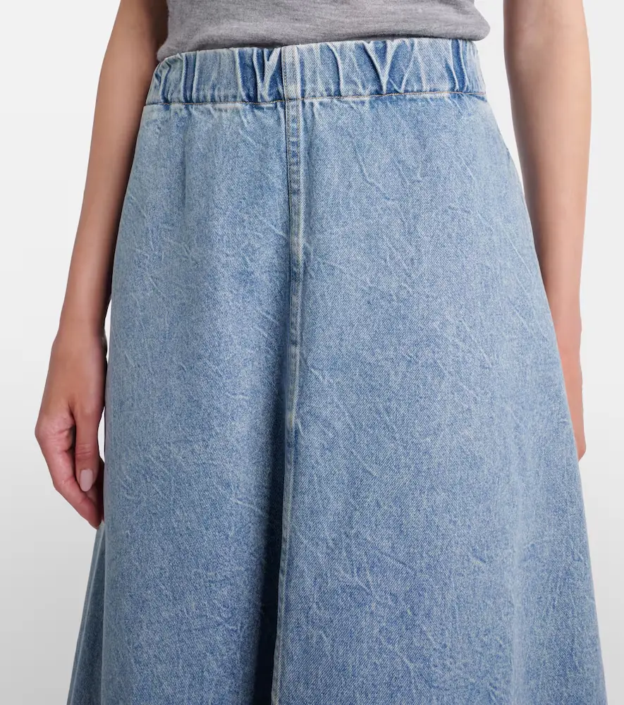 AGOLDE x Maria McManus denim midi skirt | Thumbnail 4