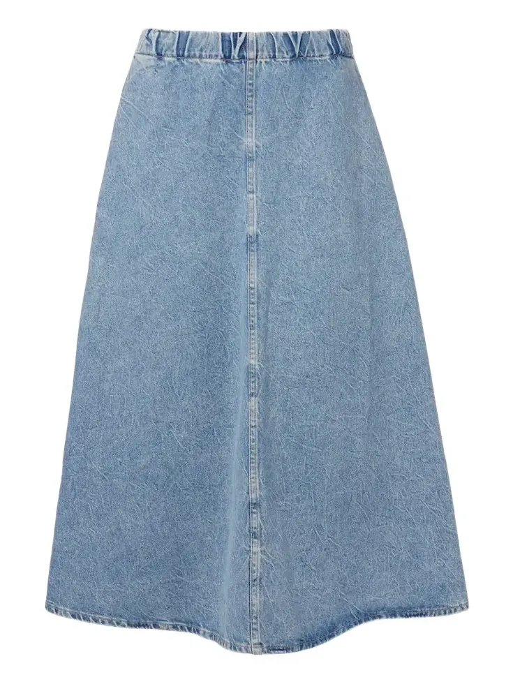 x Maria McManus denim midi skirt
