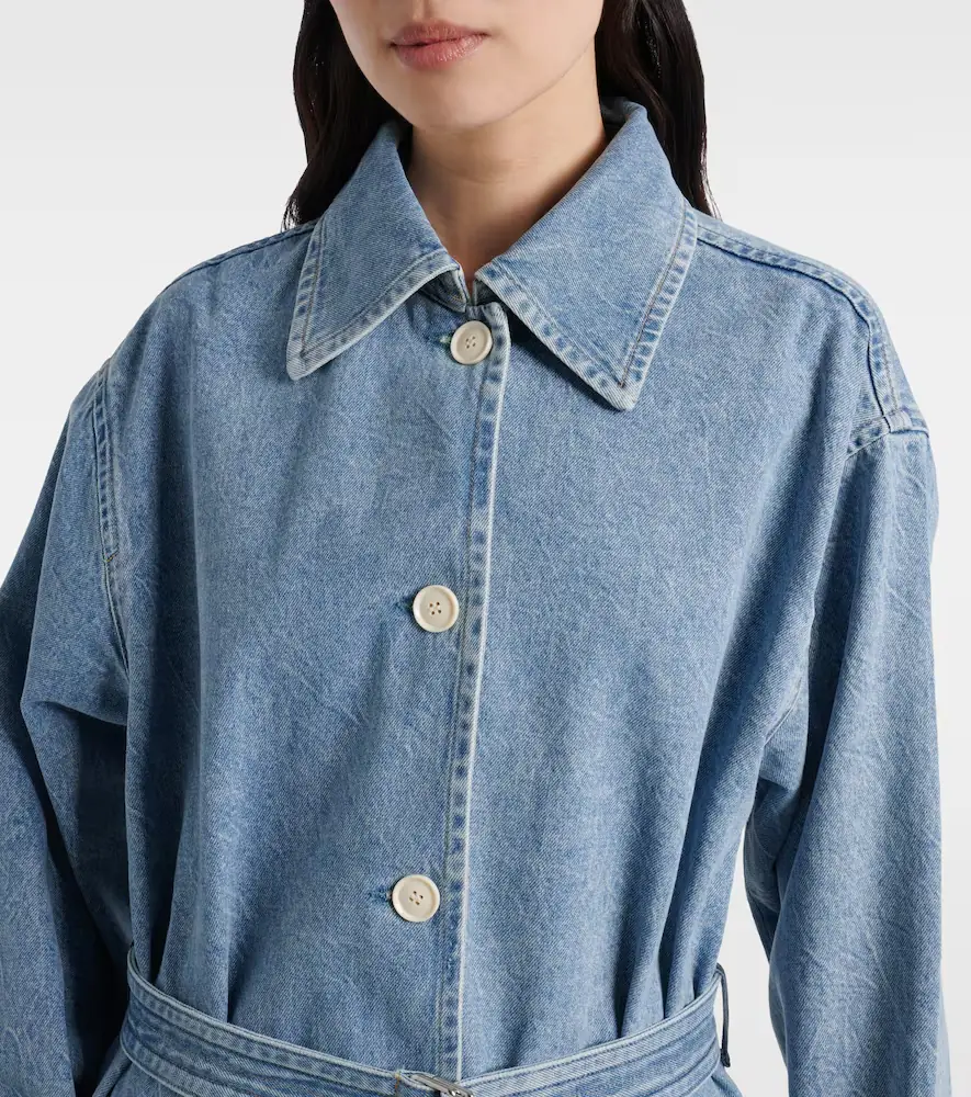 AGOLDE x Maria McManus denim wrap coat | Thumbnail 4 AGOLDE x Maria McManus denim wrap coat | Thumbnail 4