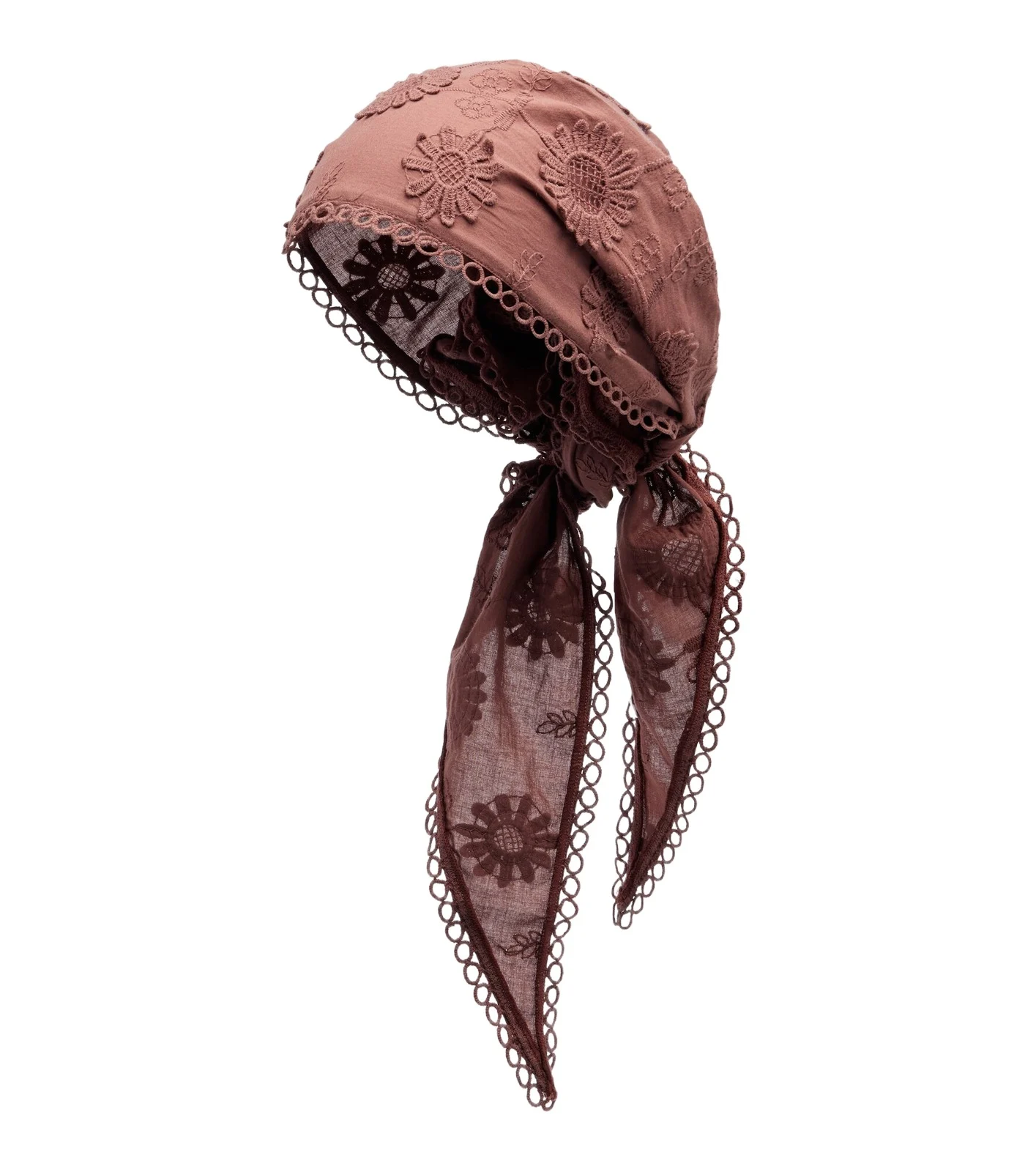 Aura embroidered cotton scarf Aura embroidered cotton scarf